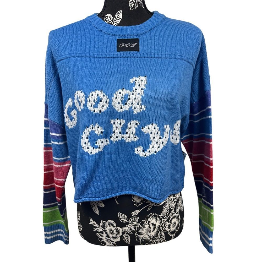 “Good Guys” CHUCKY Cropped Sweater